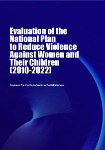 Evaluation of the National Plan to Reduce Violence Against Women and Their Children 2010-2022